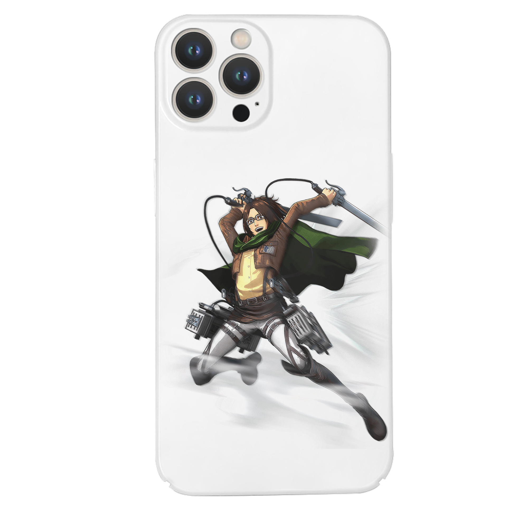 （画像用） 進撃の巨人 ハンジ·ゾエ Attack on Titan Hanji Zoe 【iPhone 14シリーズ対応】ハードケース